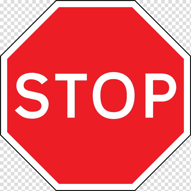 The Highway Code Stop sign Traffic sign Road, Traffic Signs transparent background PNG clipart