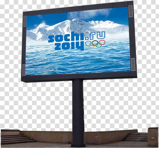 Sochi LCD television 2014 Winter Olympics Computer Monitors LED-backlit LCD, others transparent background PNG clipart