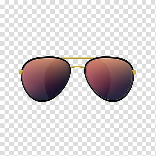 Aviator sunglasses Goggles, Sunglasses transparent background PNG clipart