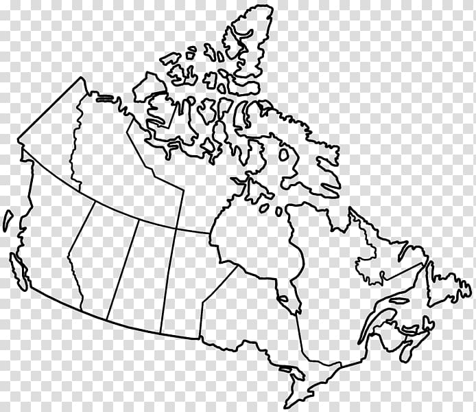 Provinces and territories of Canada Blank map World map, Canada transparent background PNG clipart
