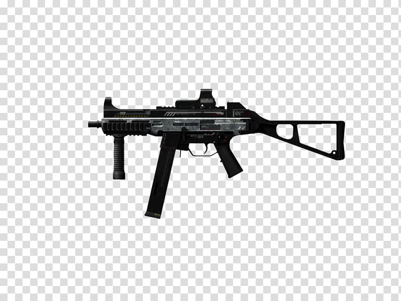 Heckler & Koch UMP Submachine gun .45 ACP Airsoft Guns, weapon transparent background PNG clipart