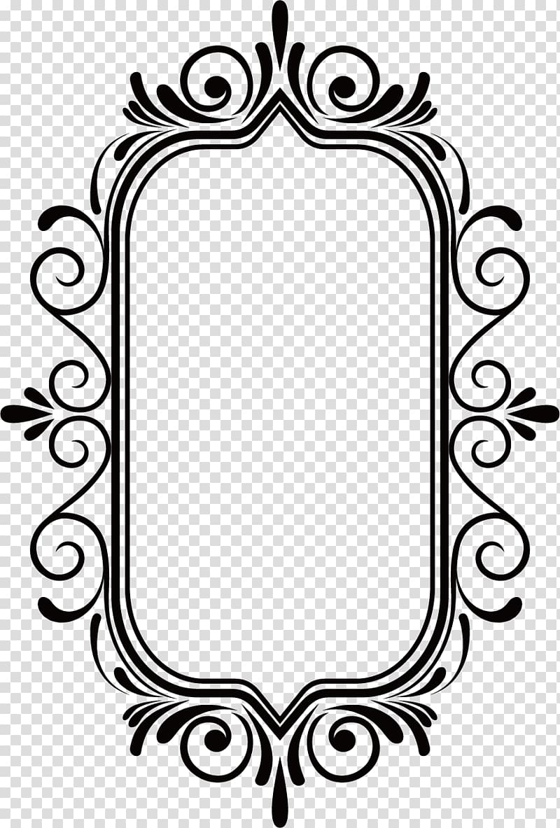 black frame , frame, Ancient black border classic frame transparent background PNG clipart