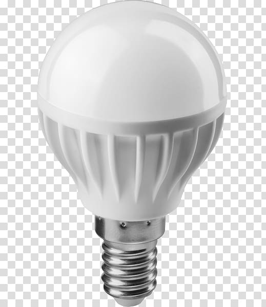 Light-emitting diode Edison screw LED lamp, light transparent background PNG clipart