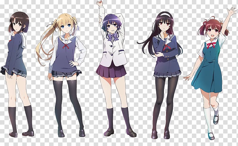 Saekano: How to Raise a Boring Girlfriend Anime Manga Seiyu Utaha Kasumigaoka, Anime transparent background PNG clipart