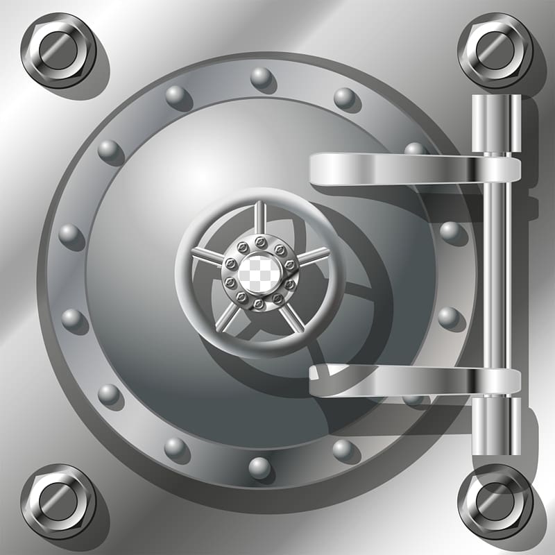 Bank vault Door , safe transparent background PNG clipart