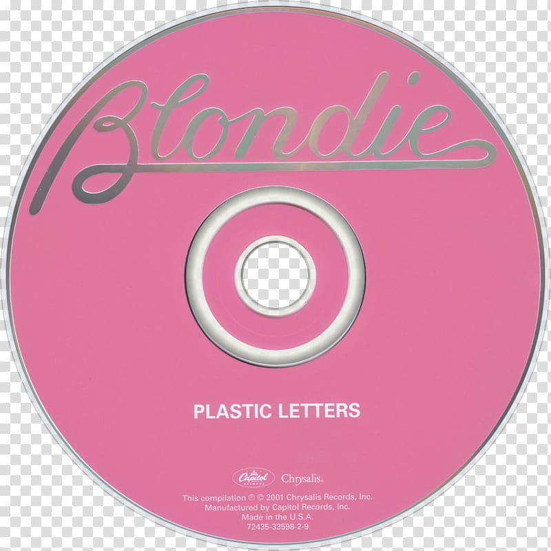 Plastic Letters Compact disc Music Blondie, Blondie transparent background PNG clipart