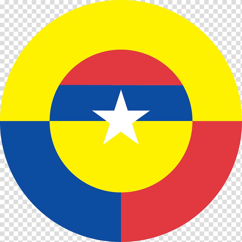 Colombian Air Force Airplane Military aircraft insignia Roundel, airplane transparent background PNG clipart