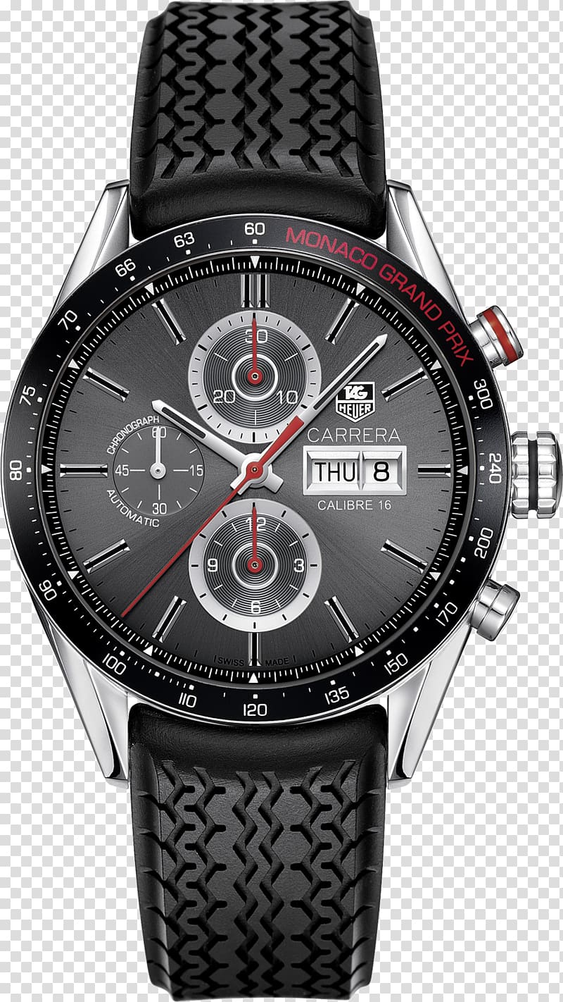 Monaco Grand Prix Chronograph TAG Heuer Monaco Watch, watch transparent background PNG clipart