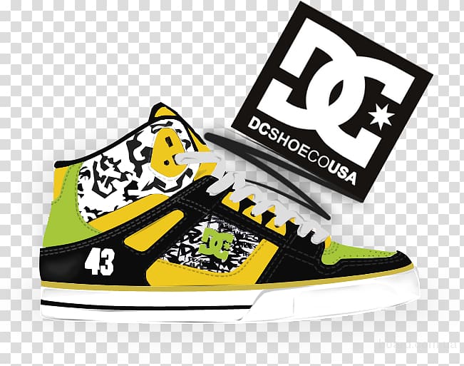 Skate shoe Sneakers DC Shoes Sportswear, Dc shoes transparent background PNG clipart