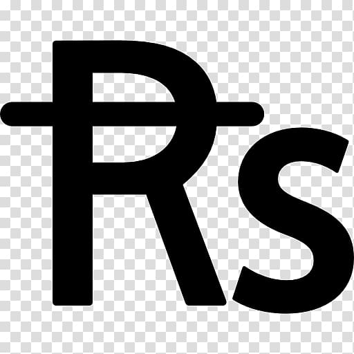 Indian rupee sign Nepalese rupee Currency symbol Pakistani rupee, rupee transparent background PNG clipart