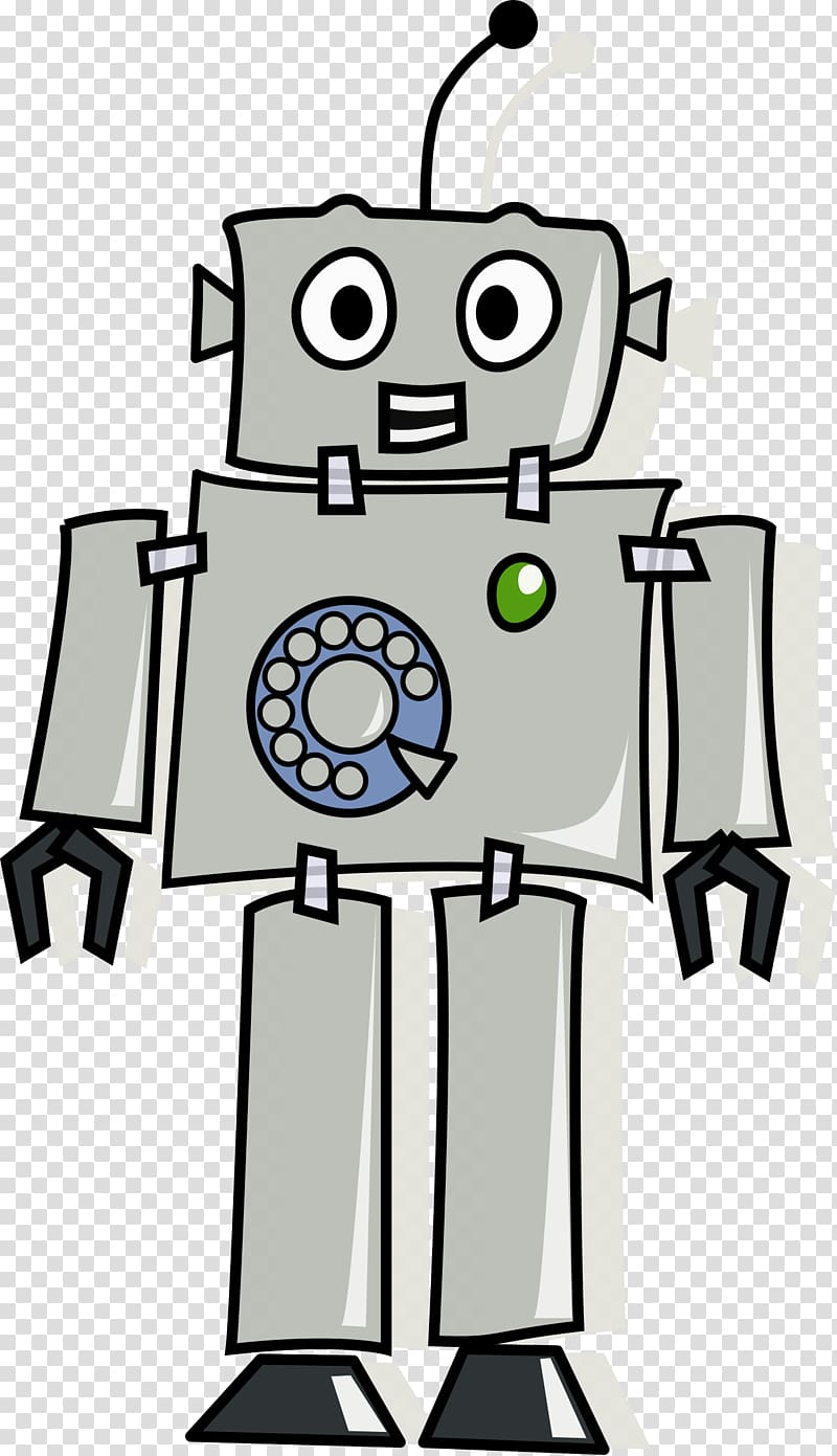 Robot Free Cartoon , Robotics transparent background PNG clipart