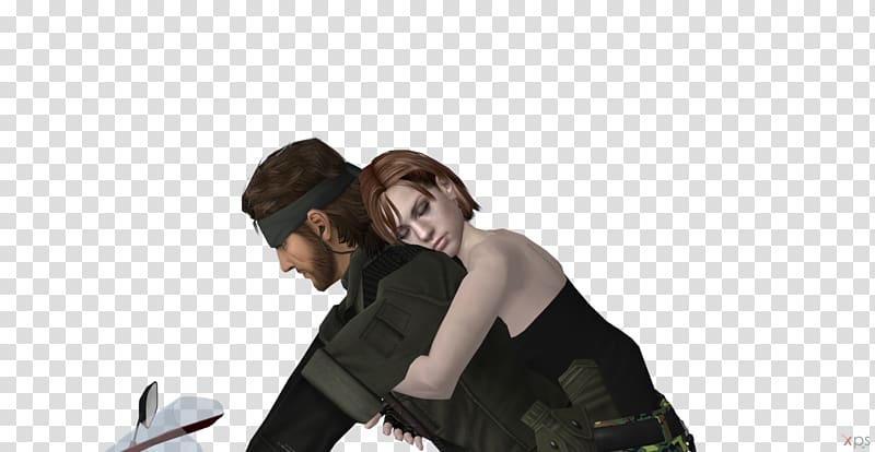 Jill Valentine Solid Snake Chris Redfield Big Boss Bayonetta, naked transparent background PNG clipart