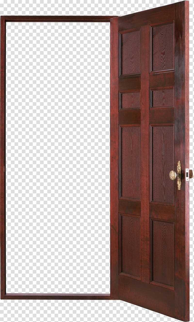 Window Door, Open door transparent background PNG clipart
