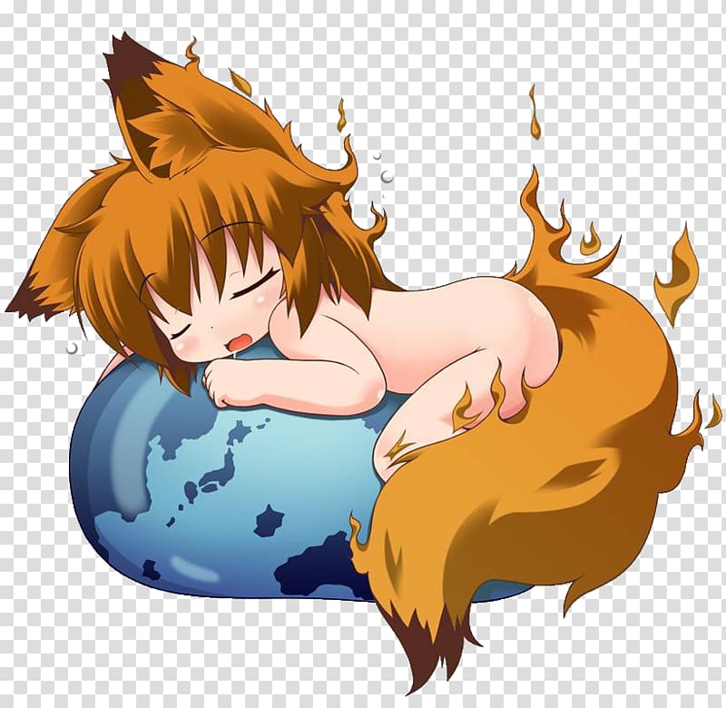 Chibi Firefox Manga Drawing Anime, Chibi transparent background PNG clipart