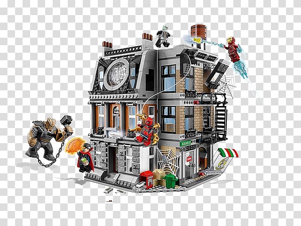 Lego Marvel Super Heroes Lego Marvel\'s Avengers Sanctum Sanctorum Doctor Strange Spider-Man, Lego Modular Buildings transparent background PNG clipart