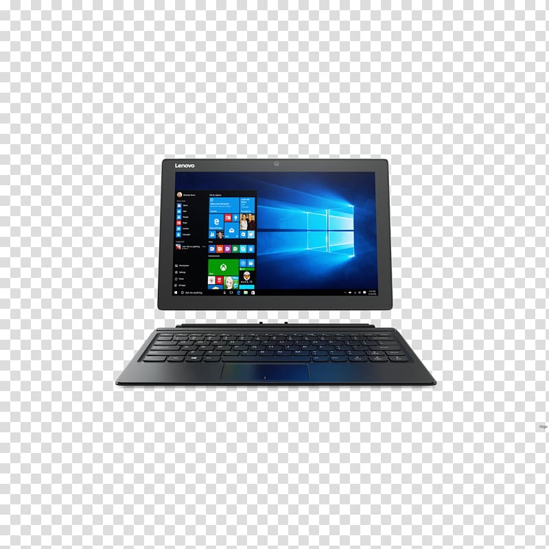 Laptop Lenovo Miix 510 2-in-1 PC IdeaPad, Laptop transparent background PNG clipart