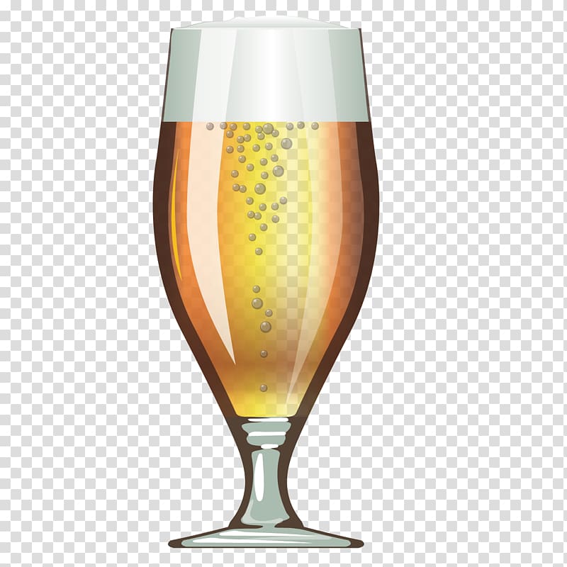 Low-alcohol beer Beer glassware, a glass of beer transparent background PNG clipart