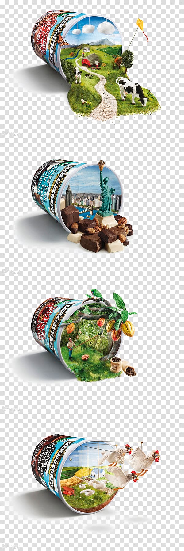 3D landmark places , Powdered milk Dairy cattle, Milk elements transparent background PNG clipart