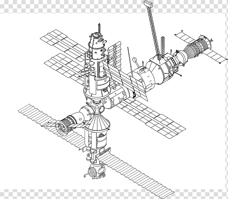 International Space Station Space Shuttle program Drawing Mir, ice axe transparent background PNG clipart