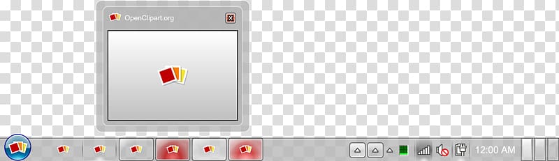 Taskbar Windows 7 , window transparent background PNG clipart