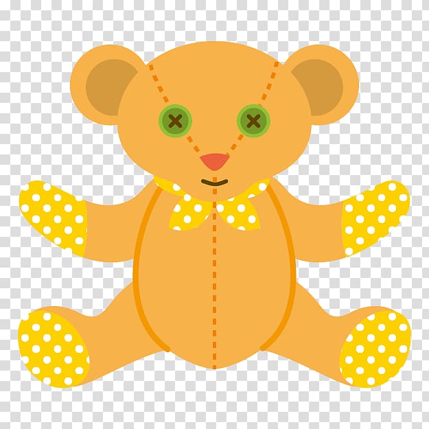 Appliquxe9 Tulle Textile Teddy bear Clothing, Bear transparent background PNG clipart