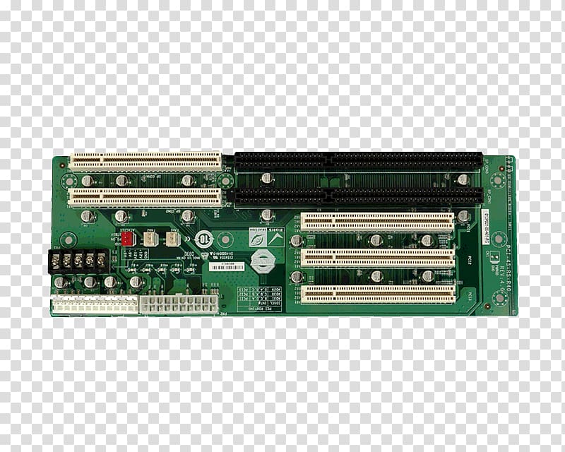 Conventional PCI Backplane Industry Standard Architecture Edge connector Network Cards & Adapters, backplane transparent background PNG clipart