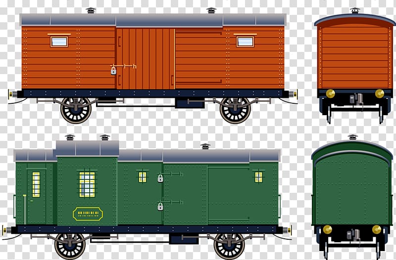 Train Rail transport Railroad car Cartoon, Cartoon Bus transparent background PNG clipart