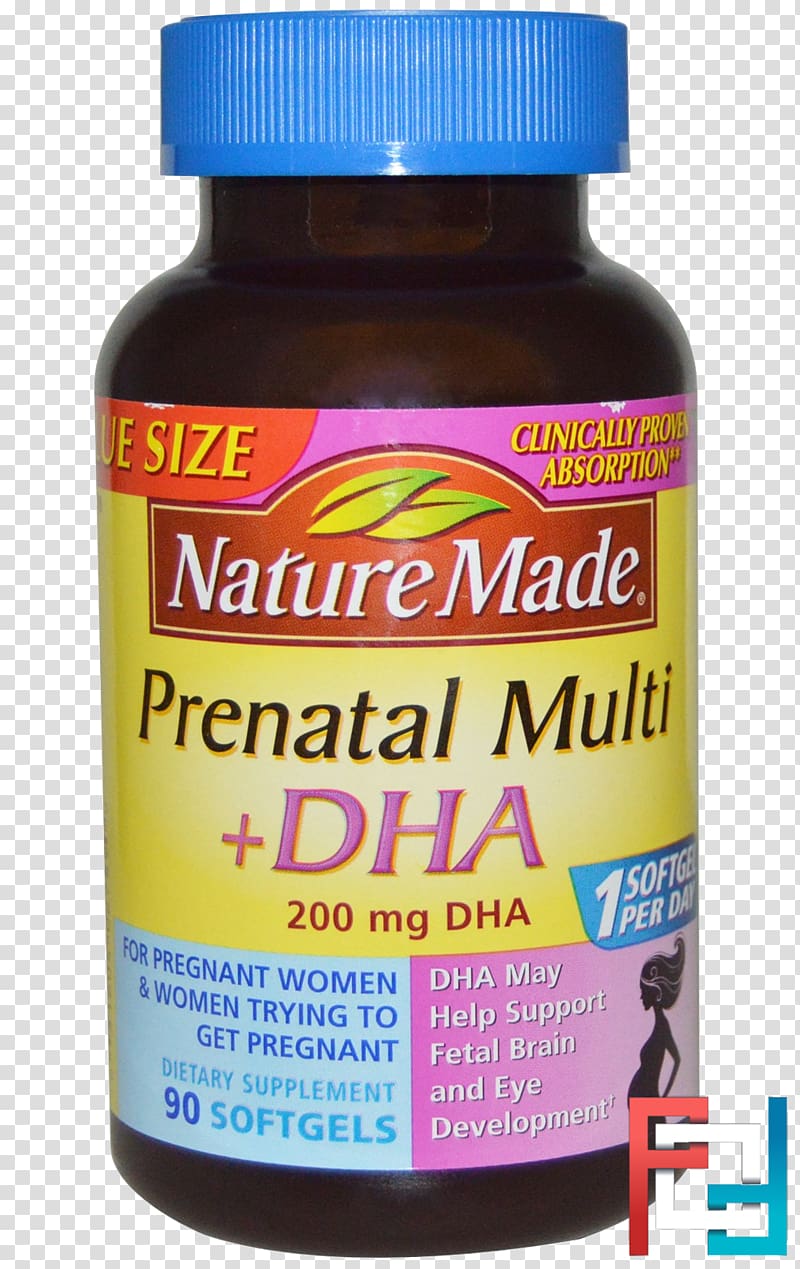 Dietary supplement Softgel Docosahexaenoic acid Liquid, Prenatal Vitamins transparent background PNG clipart
