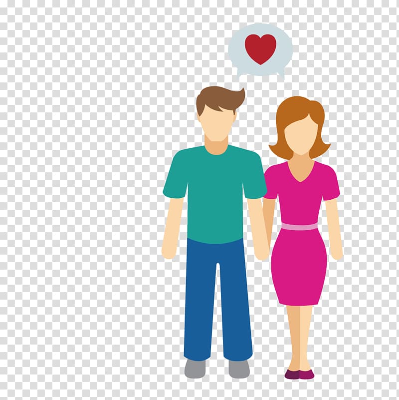 Family Interpersonal relationship Icon, Loving couple holding hands transparent background PNG clipart
