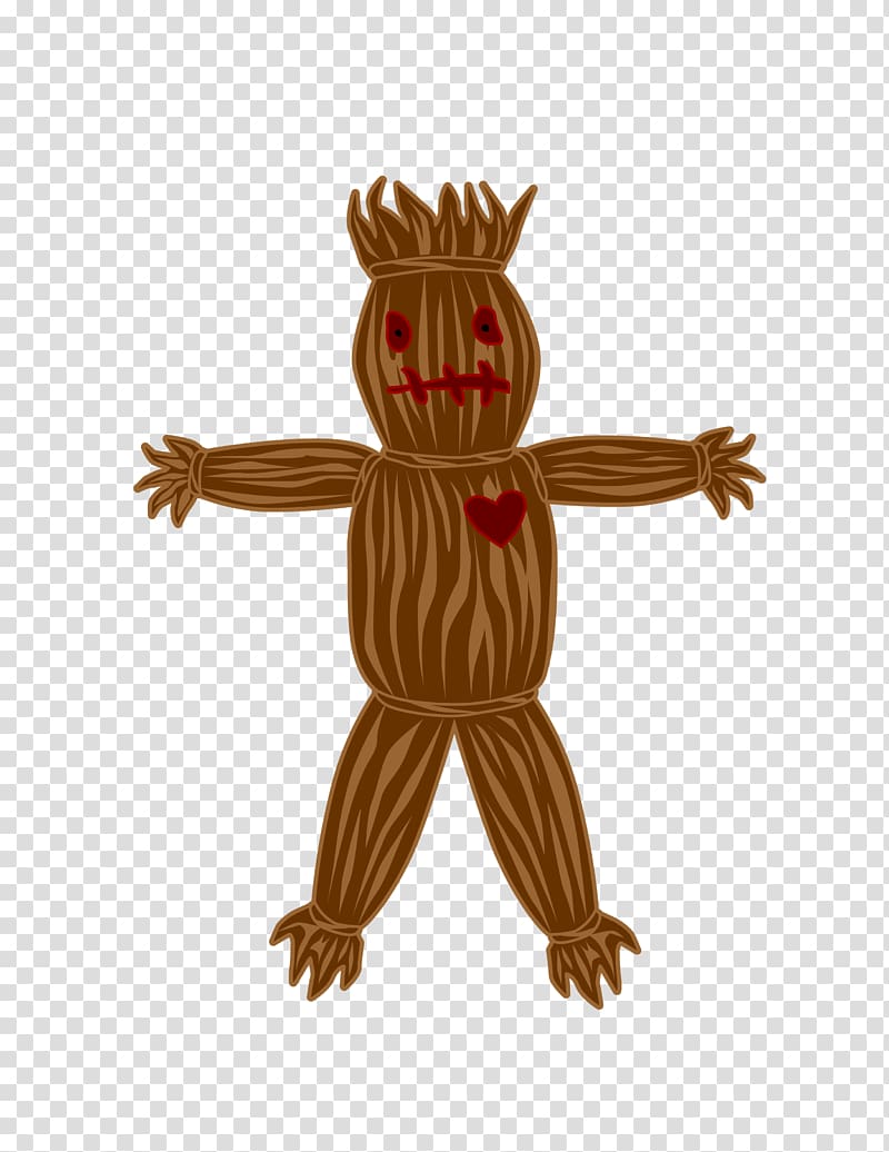 Cartoon Character Animal Fiction, voodoo doll transparent background PNG clipart