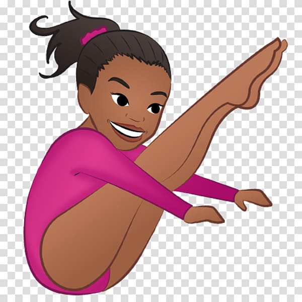 The Gabby Douglas Story Gymnastics Emoji Uneven bars, girl power transparent background PNG clipart