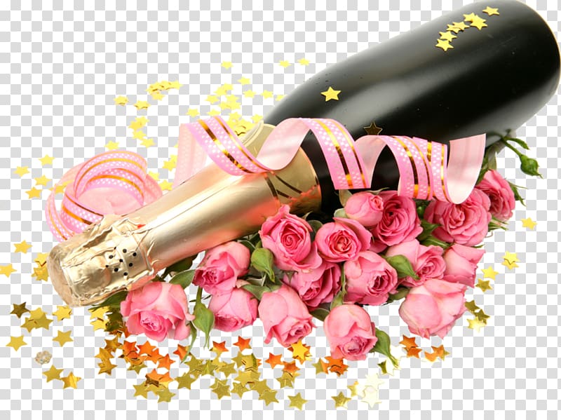 Champagne Cocktail Sparkling wine Flower bouquet, 22 March transparent background PNG clipart