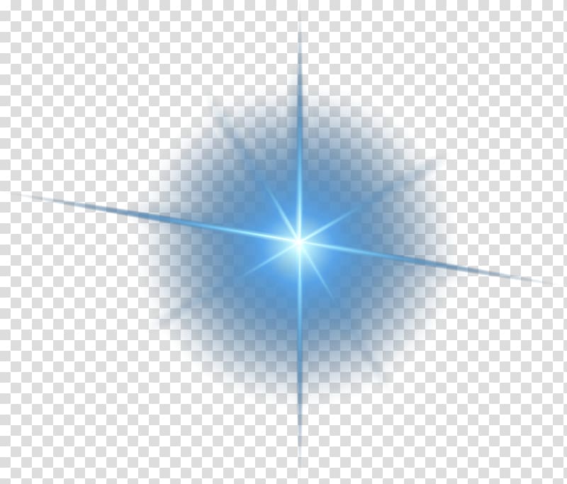 Light Symmetry Triangle Pattern, Decorative light effect material, blue star illustration transparent background PNG clipart