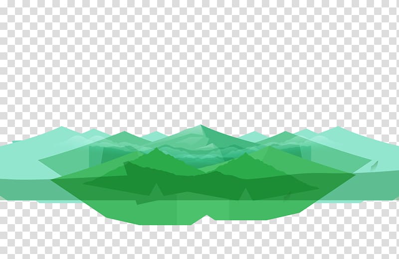 Green Teal Line Tree, mountain stream transparent background PNG clipart