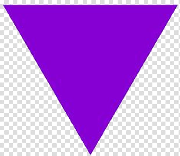 Purple triangle Nazi concentration camp badge Jehovah\'s Witnesses Pink triangle, tantra transparent background PNG clipart