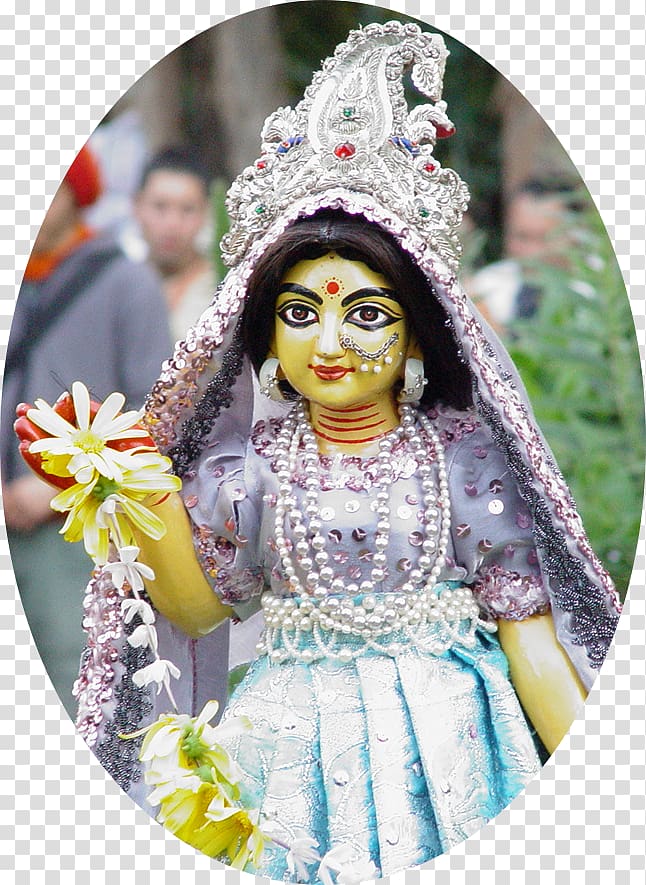 Krishna Balarama Radha Deity Goddess, Radha Krishna transparent background PNG clipart