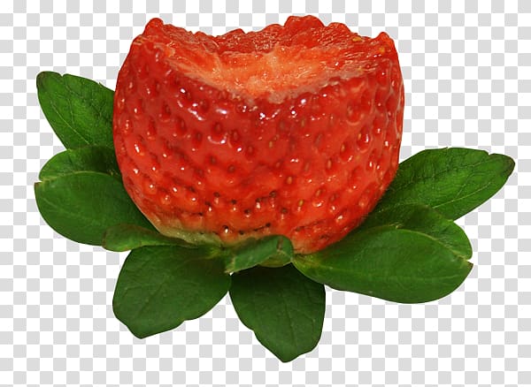 Strawberry Fruit cup Muffin, strawberry transparent background PNG clipart