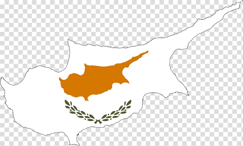 Flag of Cyprus Flag of Northern Cyprus Blank map, map transparent background PNG clipart