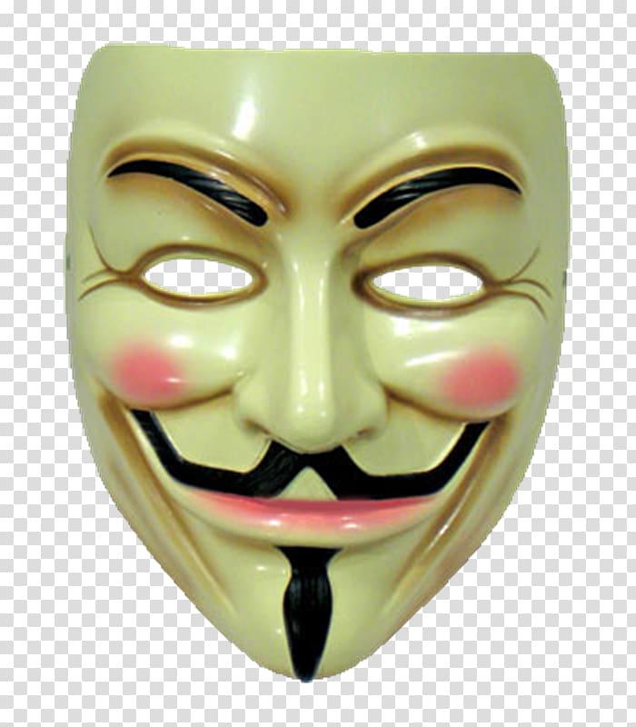 Guy Fawkes mask , mascara transparent background PNG clipart