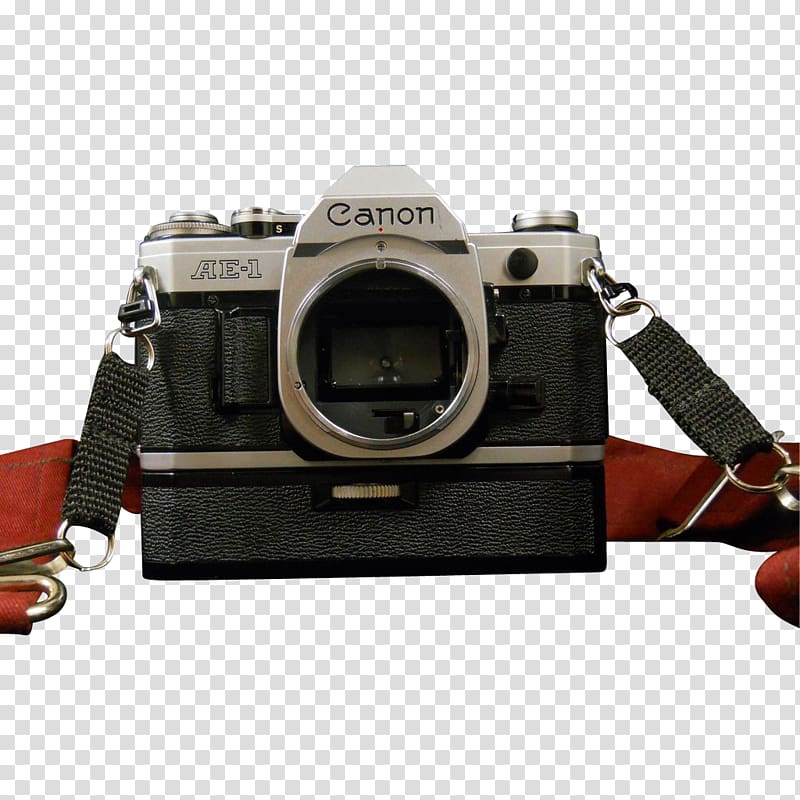 Digital SLR Canon AE-1 Program Camera lens Single-lens reflex camera, camera lens transparent background PNG clipart