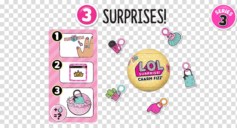 L.O.L. Surprise! Confetti Pop Series 3 Apple Watch Series 3 Toy Doll L.O.L. Surprise! Big Surprise, surprise in collection transparent background PNG clipart