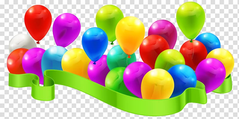 Balloon Birthday , Balloon Decoration , assorted-color balloons illustration transparent background PNG clipart