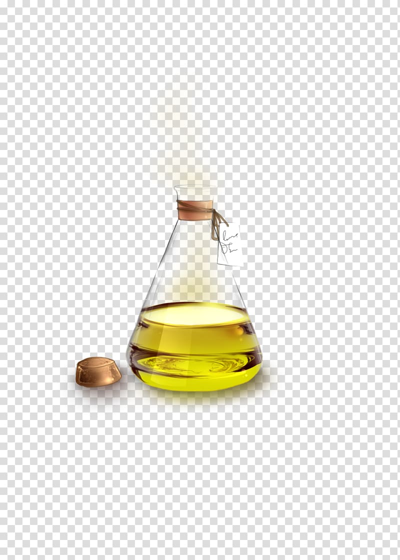 Soybean oil Glass bottle Liquid, glass transparent background PNG clipart