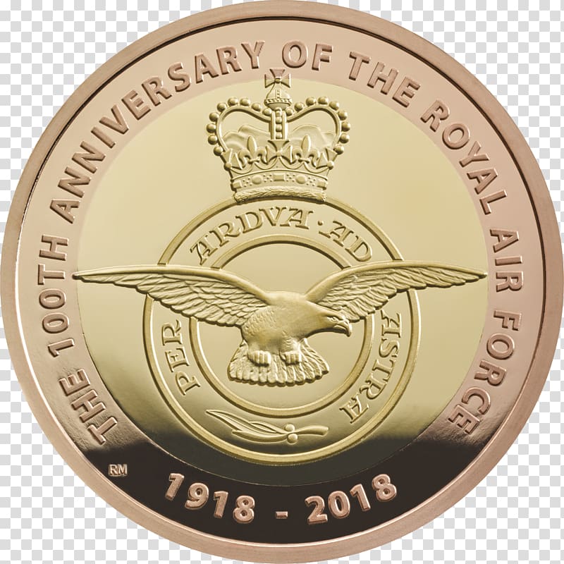 Royal Mint Badge of the Royal Air Force Two pounds, Coin transparent background PNG clipart