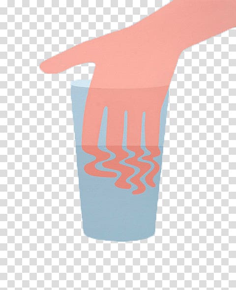 T-shirt Thumb Cup, Glass and hands transparent background PNG clipart