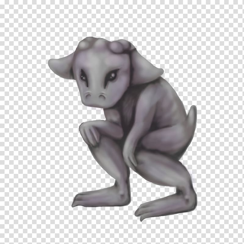 Sculpture Figurine Animal Character Fiction, Gargoyle transparent background PNG clipart