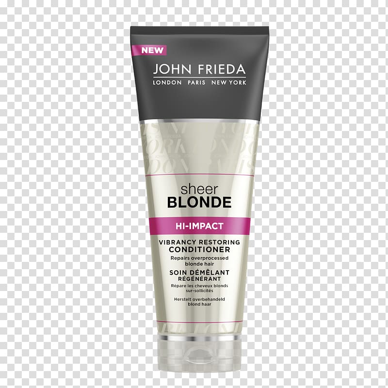 Hair conditioner John Frieda Sheer Blonde Go Blonder Lightening Shampoo John Frieda Sheer Blonde Go Blonder Lightening Shampoo, hair transparent background PNG clipart
