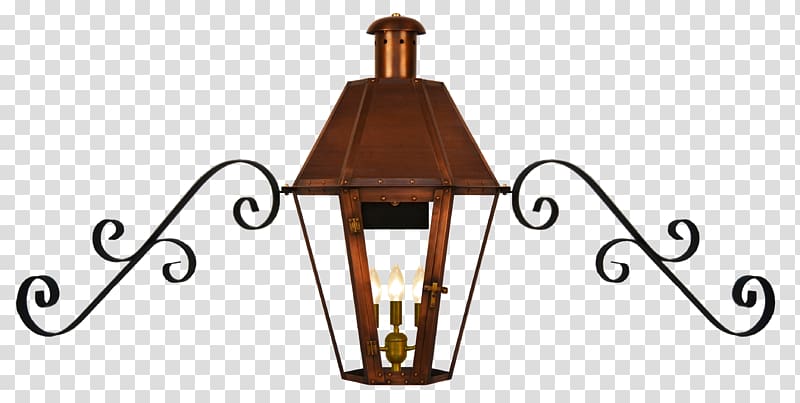 Gas lighting Lantern Electricity, copper wall lamp transparent background PNG clipart