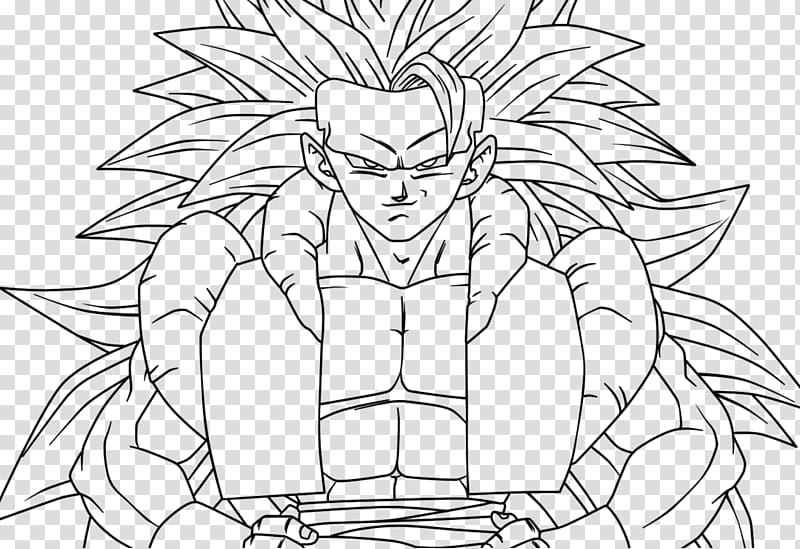 super saiyan 4 gogeta coloring pages