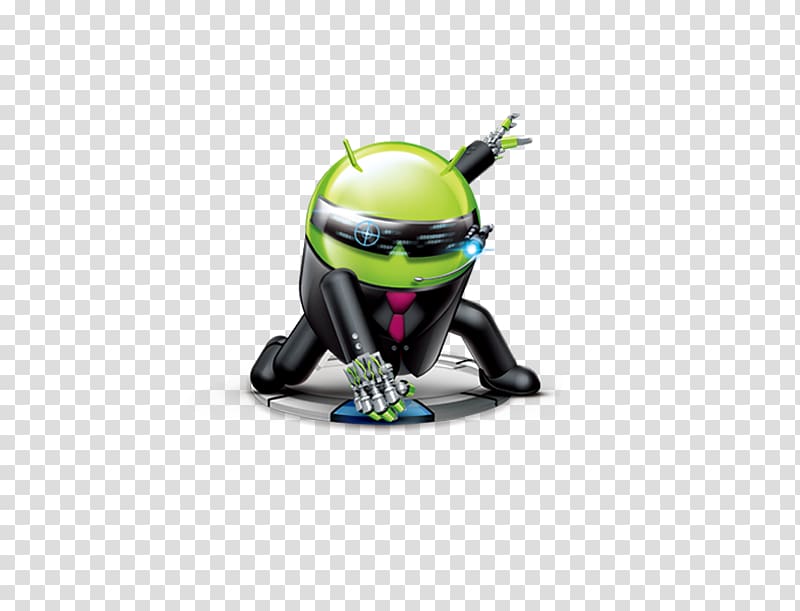 GPS navigation device Android TV Android Marshmallow Media player, Cartoon robot transparent background PNG clipart